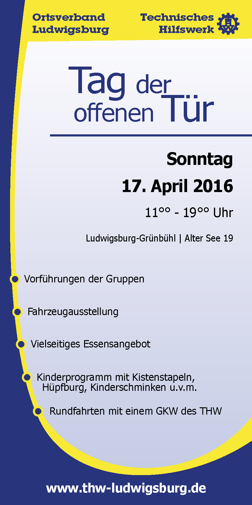Ankündigung Tag der offenen Tür